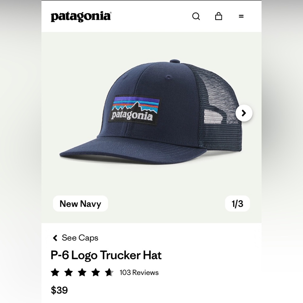 Patagonia SnapBack hat - Picture 4 of 4